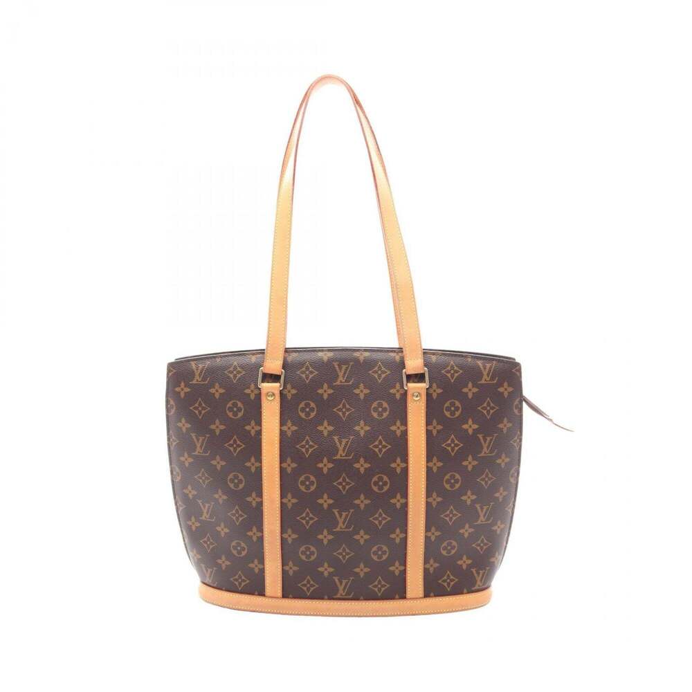 LOUIS VUITTON Authentic Brown Monogram Leather Shoulder Bag